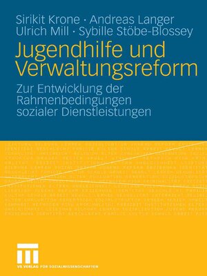 cover image of Jugendhilfe und Verwaltungsreform